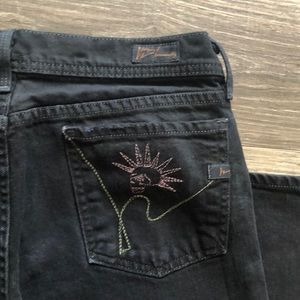 Citizens of Humanity Black Skull Jeans 27